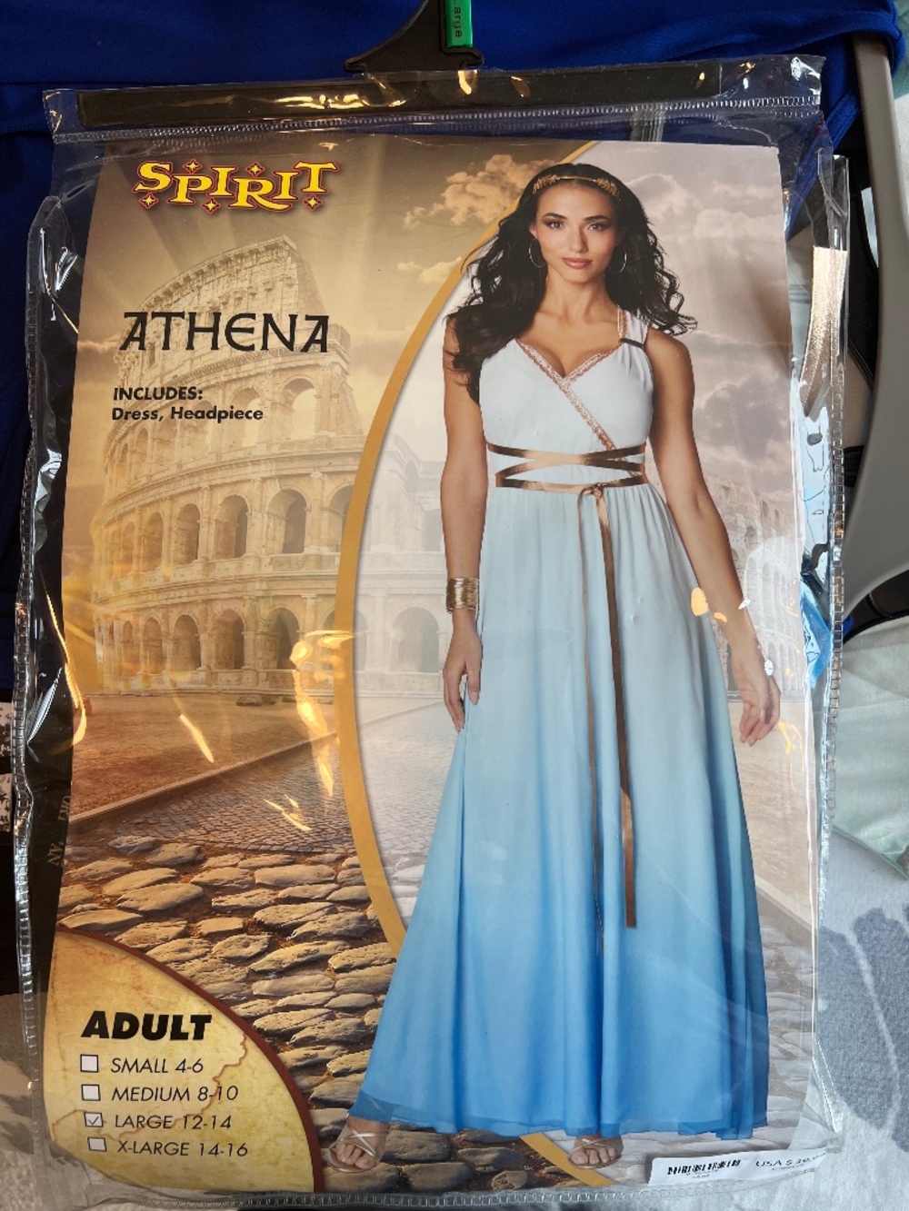 Athena Women's Halloween Costume - Size Large 12-14